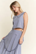 GINGHAM VINTAGE STYLE TWO PIECE SET