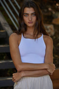 Seamless Halter Neck Tank Top | Cami Crop Top Layering Essential